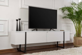 Nordure Serenity Soporte para TV Blanco y Negro
